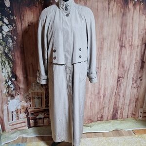 Elegant Cream Trench Coat